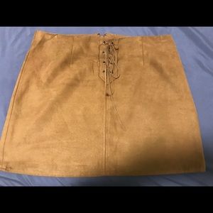 suede skirt